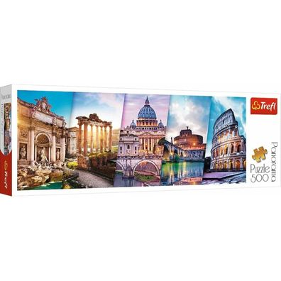 TREFL-Panorama-Puzzle Reise durch Italien 500 Teile