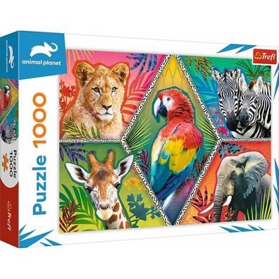 TREFL Puzzle Animal Planet: Exotische Tiere 1000 Teile