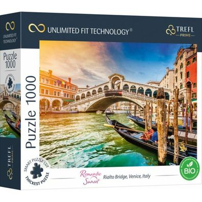 TREFL Puzzle UFT Cityscape: Rialto-Brücke, Venedig, Italien 1000 Stück