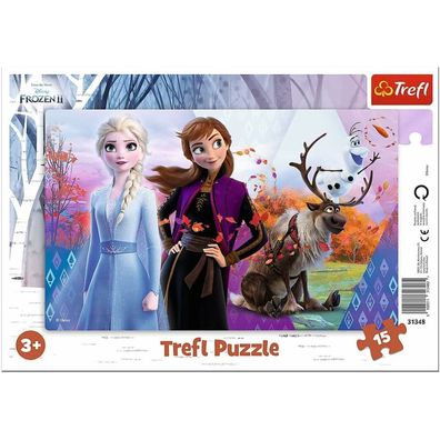 TREFL Puzzle Ice Kingdom 2: Die magische Welt von Anna und Elsa 15 Teile