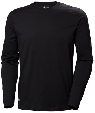 Helly Hansen T-Shirt 79169 Manchester Long Sleeve 990 Black