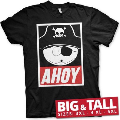 South Park Eric Cartman Ahoy Big & Tall T-Shirt Black