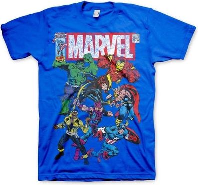 Marvel Team-Up T-Shirt Blue
