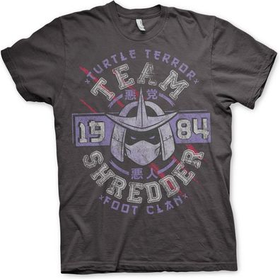 Teenage Mutant Ninja Turtles Team Shredder T-Shirt Dark-Grey