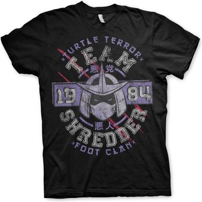 Teenage Mutant Ninja Turtles Team Shredder T-Shirt Black