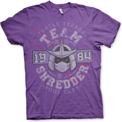 Teenage Mutant Ninja Turtles Team Shredder T-Shirt Purple