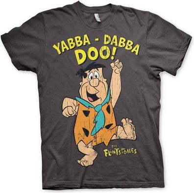 The Flintstones Yabba-Dabba-Doo T-Shirt Dark-Grey