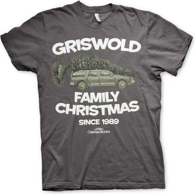 National Lampoon's Christmas Vacation Griswold Family Christmas T-Shirt Dark-Grey