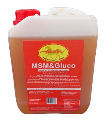 horse-direkt MSM + Glucosamin Liquid 2,5 L-Pferd, Hund