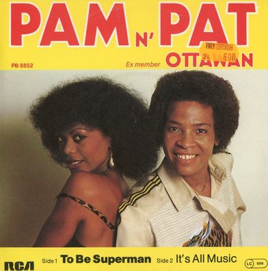 7" Cover Pam N Pat - To be Superman