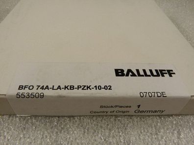 Balluff 74A-LA-KB-PZK-10-02 Optosensor, in original Verpackung - Versiegelt