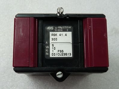 MBS ASK 41.4 300 Aufsteck Stromwandler 5A 50 - 60 Hz