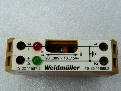Weidmüller TS 32 11587.2 / TS 35 11668.2 Schütz - ungebraucht -