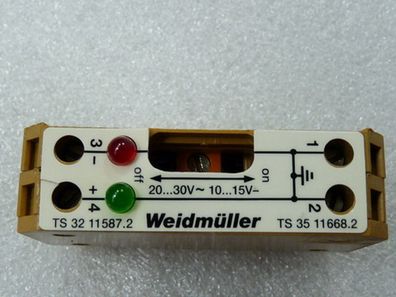 Weidmüller TS 32 11587.2 / TS 35 11668.2 Schütz - ungebraucht