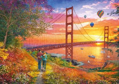 Spaziergang zur Golden Gate Bridge
