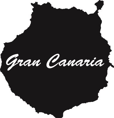 Ins8 Gran Canaria Wandattoo Auto Aufkleber Insel 10 cm