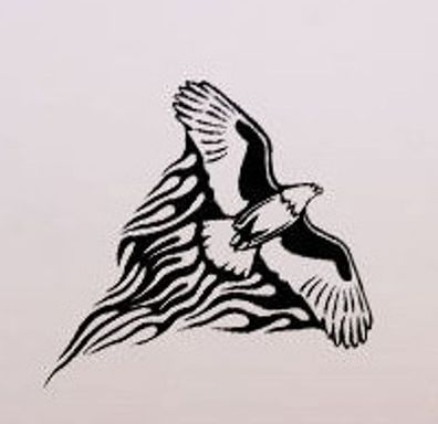 Ad24 Adler, Aufkleber, Wandtattoo, Auto , Tiere , Vogel 20 cm