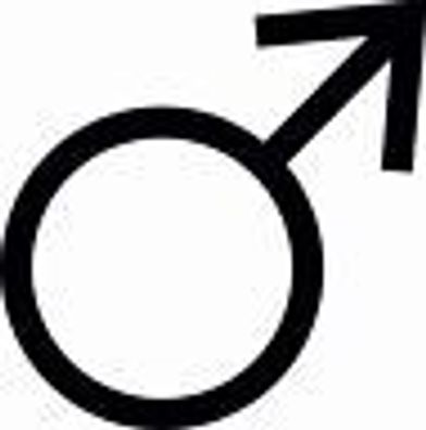 Gender9 Transgender, Mann, Symbol 10 cm