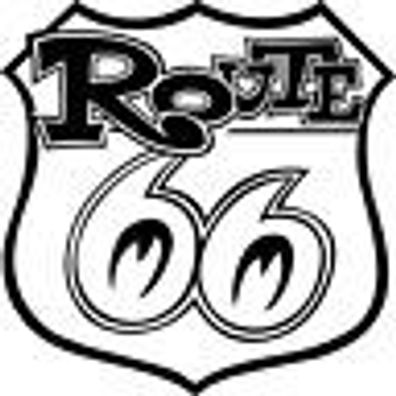 Rou4 Route 66 Aufkleber Wandtattoo Autos 28 cm