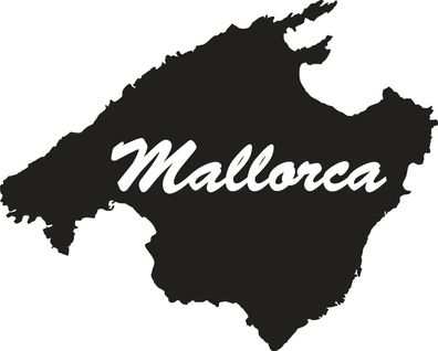 Mall4a Mallorca Malle Aufkleber Wandattoo Auto Aufkleber 20 cm
