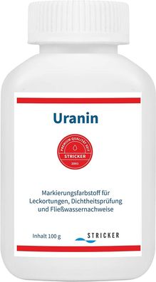 Uranin - Hochwirksames Wasser-Färbemittel zur Leckortung, Gewässermarkierung