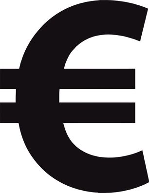 Eu23 Euro Symbol Zeichen Wandattoo Auto Aufkleber Insel 10 cm