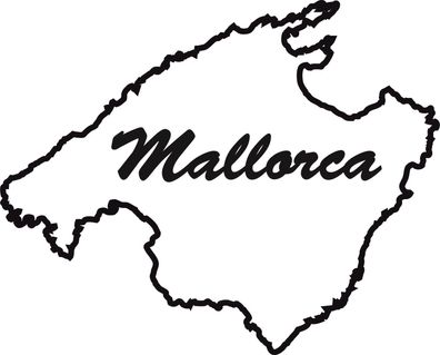 Mall3a Mallorca Malle Aufkleber Wandattoo Auto Aufkleber 20 cm