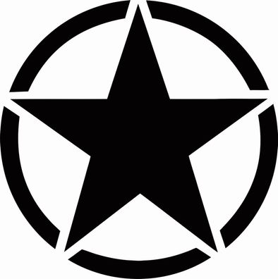 US Army Stern 2 St, Auto, Sticker, Wandtattoo, Aufkleber, Heckscheibe,10 cm