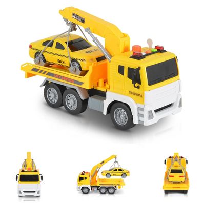Moni Spielzeug-Pannen-LKW WY831A beweglicher Kran Unfallauto Soundfunktion 1:12