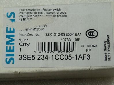 Siemens 3SE5234-1CC05-1AF3 Positionsschalter - ungebraucht - in OVP