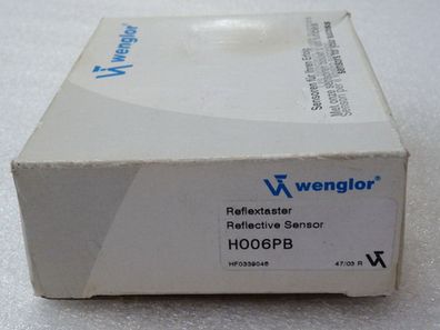Wenglor H006PB Reflextaster - ungebraucht - in geöffneter OVP