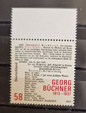BRD - MiNr. 3031 - 200. Geburtstag von Georg Büchner