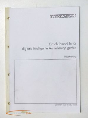 Indramat Projektierung, Einschubmodule für digitale intelligente Antriebsregelge