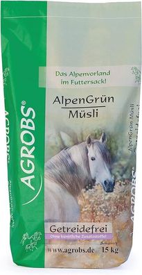 Agrobs Alpengrün Müsli 4 kg Nachfüllpack…