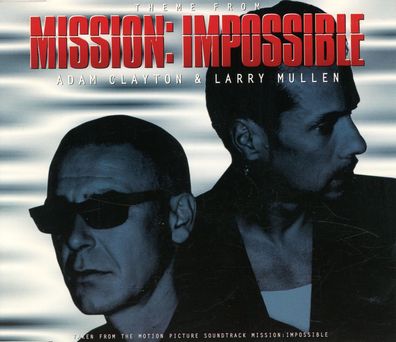 Maxi CD Cover Adam Clayton & Larry Mullen - Mission Impossible