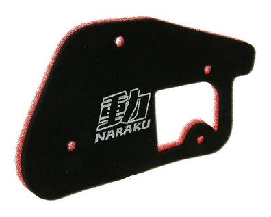 Luftfilter Einsatz Naraku Double Layer für Roller mit stehendem Minarelli Motor, Pari
