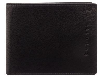 Bugatti ALDO Scheintasche 49113601 Querformat wallet with flip schwarz