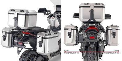 Givi Seitenkofferträger PLO1188MK PL ONE-FIT Monokey® für Honda X-Adv 750 (21>23)