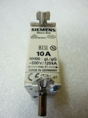 Siemens 3NA3803 NH- Sicherungseinsätze