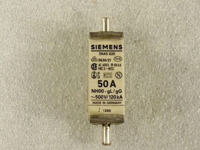 Siemens 3NA5820 Sicherungseinsatz 50 A