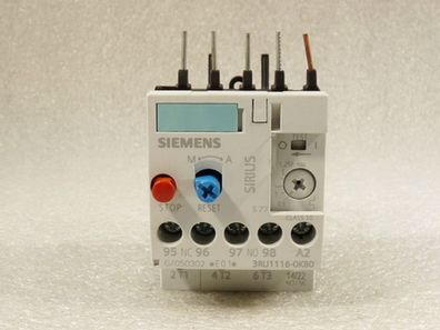 Siemens 3RU1116-0KB0 Überlastrelais SIRIUS 0 , 9 - 1 , 25 A