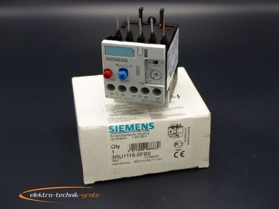 Siemens 3RU1116-0FB0 Überlastrelais > ungebraucht! <