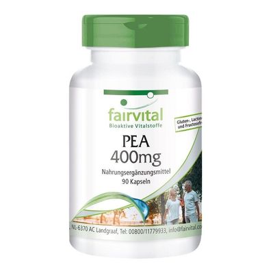 PEA 400 mg - 90 Kapseln Palmitoylethanolamid vegan - fairvital