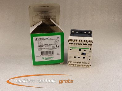 Schneider Electric LP1K06103BD3 Schütz TeSys-024227 24V ungebraucht in geöffnete