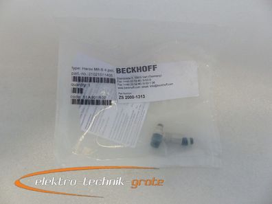 Beckhoff ZS2000-1313 Rundsteckverbinder 21021511405 -ungebraucht