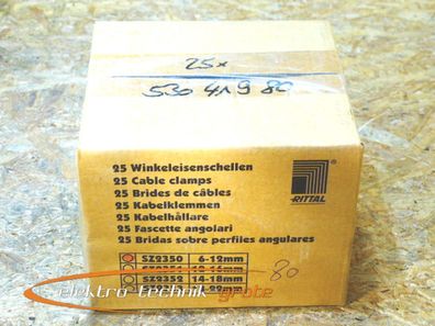 Rittal SZ2350 Winkeleisenschelle 6-12 mm VPE = 25 St. - ungebraucht!