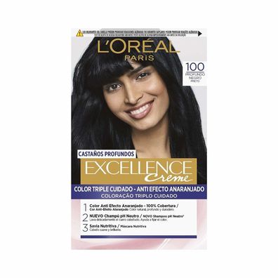 L'Oréal Professionnel Excellence Brunette tinte #100-true black 192ml