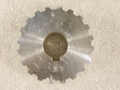 Zahnriemenscheibe Alu 20 Zähne , Ø Außen: 62 mm, Breite: 25 mm