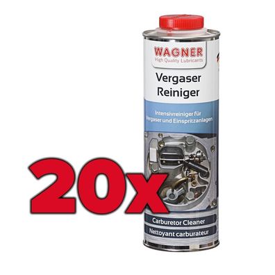 20x1 Liter Wagner Vergaser Reiniger Intensivreiniger Einspritzanlagen