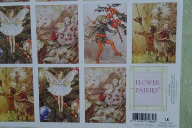 Decoupage Papier Bogen 70 x 50 cm Mary Barker Flower Fairies Studio Light